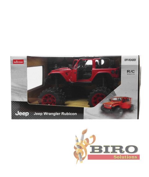 RS Masina cu telecomanda RASTAR 1:14 JEEP Wrangler JL with Big foot design, rosie